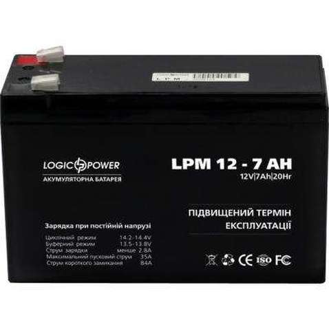 Батарея до ДБЖ LogicPower LPM 12В 7 Ач (3862)