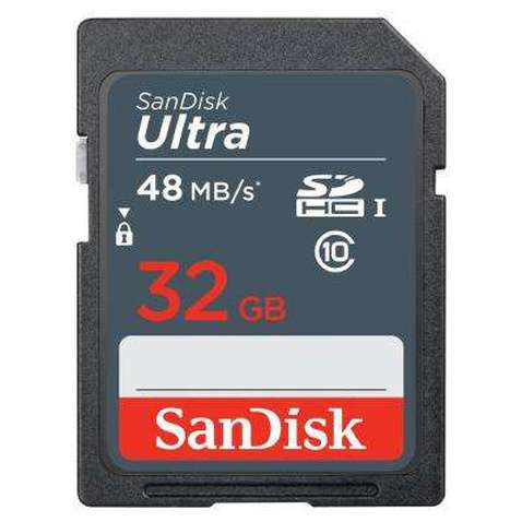 Карта пам'яті SANDISK 32GB SDHC Class 10 UHS-I (SDSDUNB-032G-GN3IN)