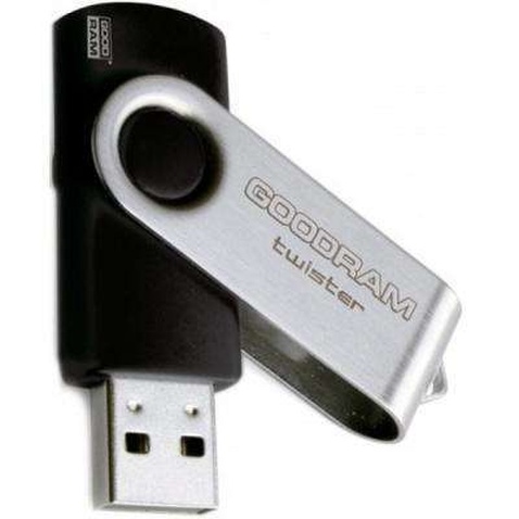 USB флеш накопичувач Goodram 4GB Twister Black USB 2.0 (UTS2-0040K0R11)