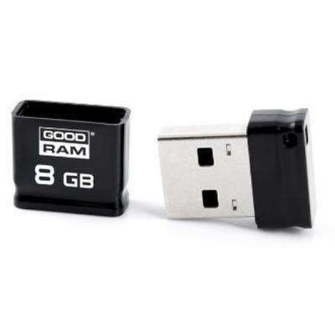 USB флеш накопичувач Goodram 8GB Piccolo Black USB 2.0 (UPI2-0080K0R11)