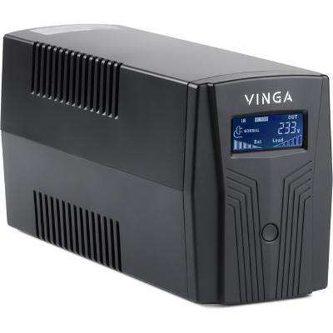 Пристрій безперебійного живлення Vinga LCD 1200VA plastic case (VPC-1200P)