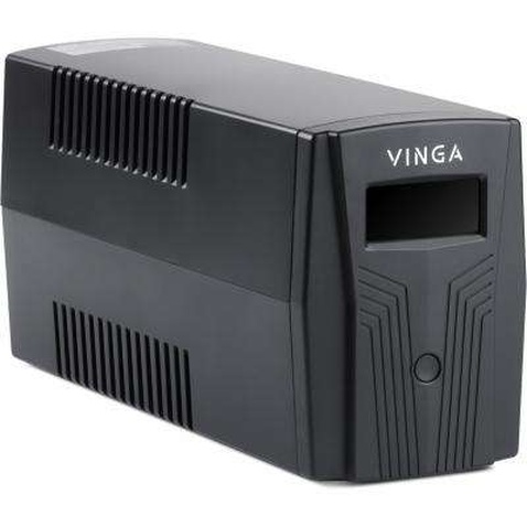 Пристрій безперебійного живлення Vinga LCD 600VA plastic case (VPC-600P)