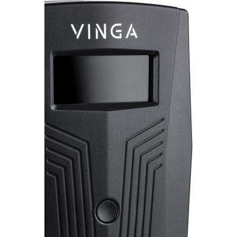 Пристрій безперебійного живлення Vinga LCD 600VA plastic case (VPC-600P)