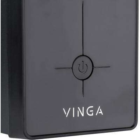 Пристрій безперебійного живлення Vinga LCD 600VA metal case (VPC-600M)