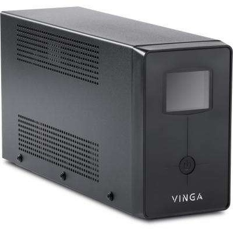 Пристрій безперебійного живлення Vinga LCD 600VA metal case (VPC-600M)