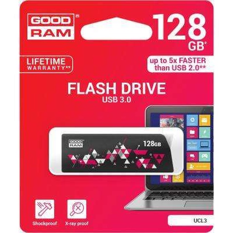 USB флеш накопичувач Goodram 128GB UCL3 Click Black USB 3.0 (UCL3-1280K0R11)