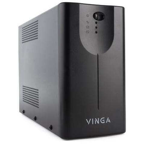 Пристрій безперебійного живлення Vinga LED 1500VA metal case (VPE-1500M)