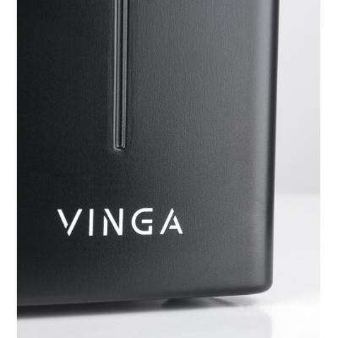 Пристрій безперебійного живлення Vinga LED 2000VA metall case (VPE-2000M)