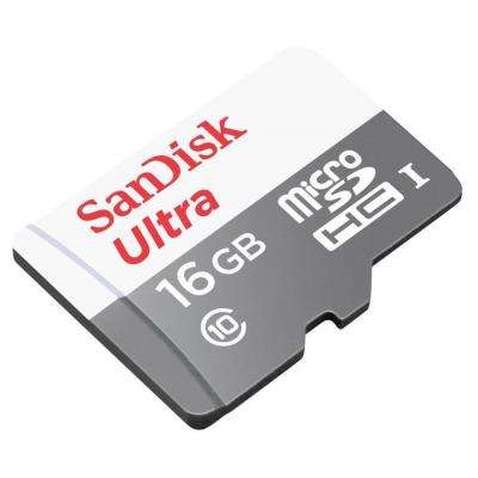 Карта пам'яті SanDisk 16GB microSD Class 10 UHS-I Ultra (SDSQUNS-016G-GN3MA)