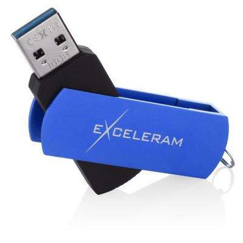 USB флеш накопичувач eXceleram 16GB P2 Series Blue/Black USB 3.1 Gen 1 (EXP2U3BLB16)