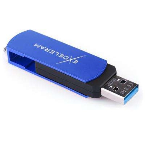 USB флеш накопичувач eXceleram 16GB P2 Series Blue/Black USB 3.1 Gen 1 (EXP2U3BLB16)