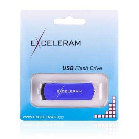 USB флеш накопичувач eXceleram 16GB P2 Series Blue/Black USB 3.1 Gen 1 (EXP2U3BLB16)