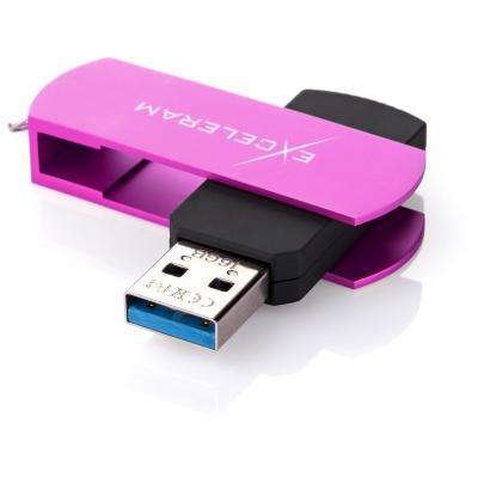 USB флеш накопичувач eXceleram 16GB P2 Series Purple/Black USB 3.1 Gen 1 (EXP2U3PUB16)