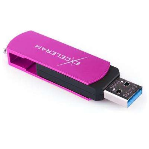 USB флеш накопичувач eXceleram 16GB P2 Series Purple/Black USB 3.1 Gen 1 (EXP2U3PUB16)