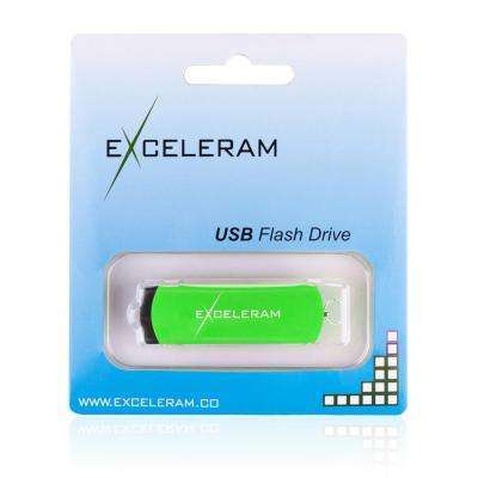 USB флеш накопичувач eXceleram 32GB P2 Series Green/Black USB 3.1 Gen 1 (EXP2U3GRB32)