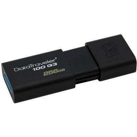 USB флеш накопичувач Kingston 256GB DT 100 G3 Black USB 3.0 (DT100G3/256GB)