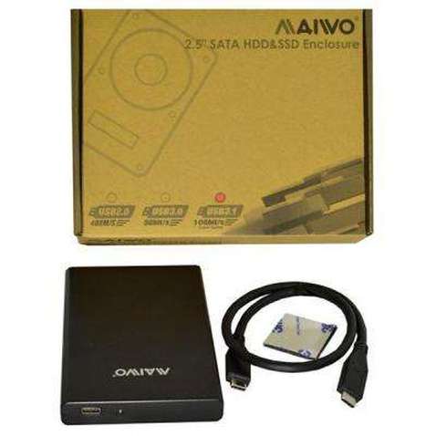 Кишеня зовнішня Maiwo 2.5" SATA HDD/SSD to USB3.1 GEN2 Type-C (45768)