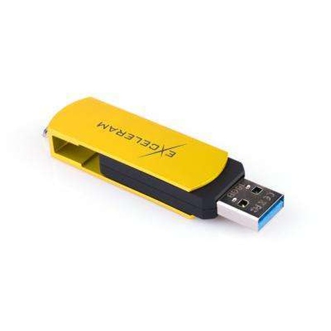 USB флеш накопичувач eXceleram 16GB P2 Series Yellow2/Black USB 3.1 Gen 1 (EXP2U3Y2B16)