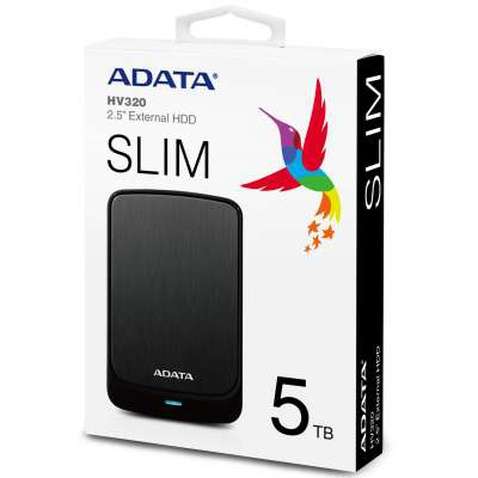 Зовнішній жорсткий диск 2.5" 5TB ADATA (AHV320-5TU31-CBK)