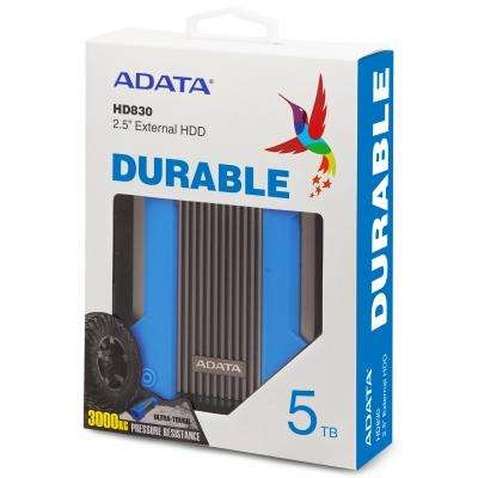 Зовнішній жорсткий диск 2.5" 5TB ADATA (AHD830-5TU31-CBL)