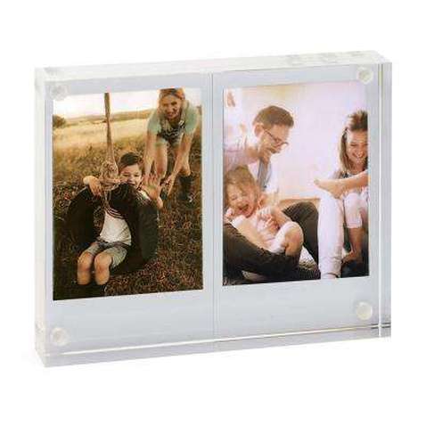 Фоторамка Fujifilm INSTAX MINI TWIN ACRYLIC PHOTO BLOCK TRANSPARENT (70100139556)