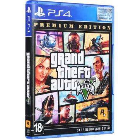 Гра Sony Grand Theft Auto V Premium Online Edition [Blu-Ray диск] (5026555426886)