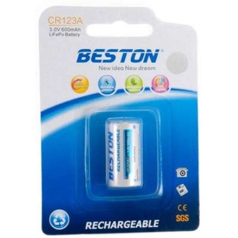 Акумулятор Beston CR123A (16340) 600mAh Lithium (AAB1844)