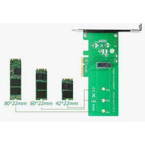 Контролер M.2 PCIe SSD to PCI-E Maiwo (KT016)