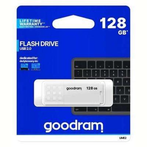 USB флеш накопичувач Goodram 128GB UME2 White USB 2.0 (UME2-1280W0R11)