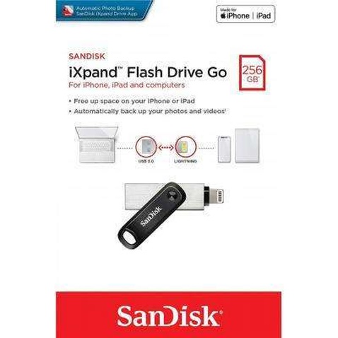 USB флеш накопичувач SanDisk 256GB iXpand Go USB 3.0/Lightning (SDIX60N-256G-GN6NE)