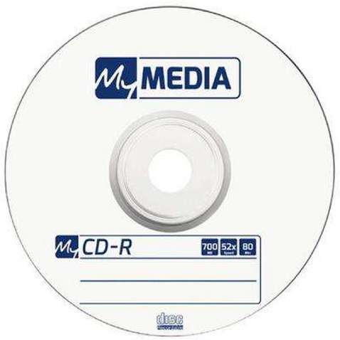 Диск CD MyMedia CD-R 700Mb 52x MATT SILVER Wrap 50 (69201)