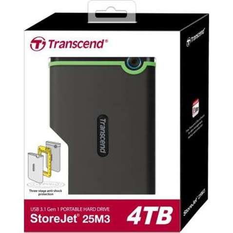 Зовнішній жорсткий диск 2.5" 4TB Transcend (TS4TSJ25M3S)