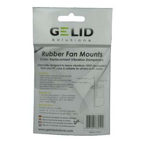 Гвинти Gelid Solutions Rubber Fan Mount 8шт (RB-GR02-B)