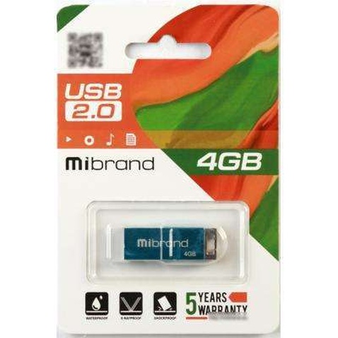 USB флеш накопичувач Mibrand 4GB Сhameleon Light Blue USB 2.0 (MI2.0/CH4U6LU)