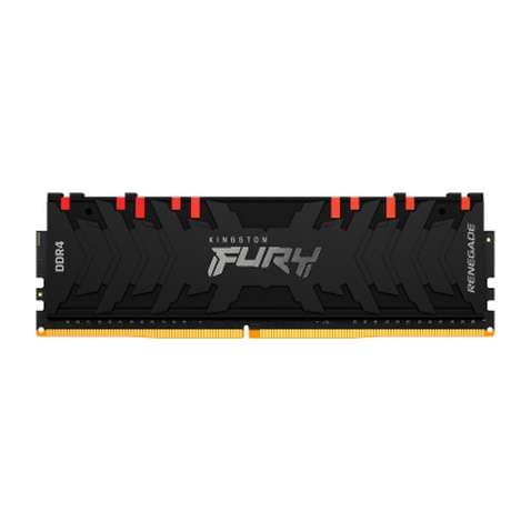 Модуль пам'яті для комп'ютера DDR4 32GB (2x16GB) 3200 MHz Fury Renegade RGB Kingston Fury (ex.HyperX) (KF432C16RB1AK2/32)