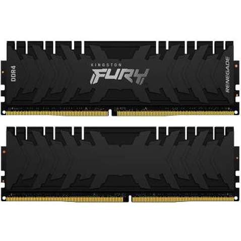 Модуль пам'яті для комп'ютера DDR4 16GB (2x8GB) 4266 MHz Renegade Black Kingston Fury (ex.HyperX) (KF442C19RBK2/16)