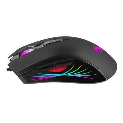 Мишка Marvo M519 RGB-LED USB Black (M519)