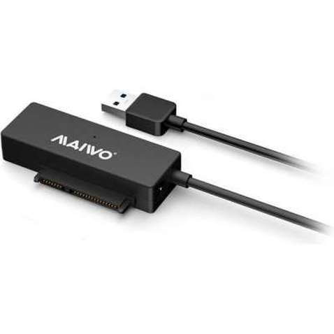 Адаптер Maiwo USB 3.0 to HDD SATA 2,5"/3,5"/5,25"/SSD, PA 2V/2A black (K10435A)