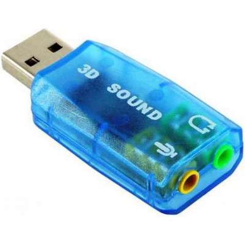 Звукова плата Dynamode USB 6(5.1) blue (USB-SOUNDCARD2.0 blue)