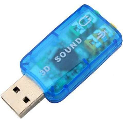 Звукова плата Dynamode USB 6(5.1) blue (USB-SOUNDCARD2.0 blue)