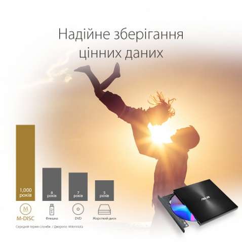 Оптичний привід DVD-RW ASUS SDRW-08U9M-U/SIL/G/AS