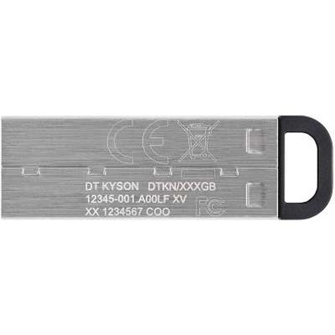 USB флеш накопичувач Kingston 256GB DT Kyson Silver/Black USB 3.2 (DTKN/256GB)