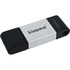 USB флеш накопичувач Kingston 128GB DataTraveler 80 USB 3.2/Type-C (DT80/128GB)