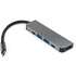 Концентратор Vinga Type-C to 4K HDMI+2*USB3.0+PD+USB-C 3.1 Gen1 aluminum (VCPHTC5AL)