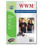 Папір WWM A4 Termotransfers/Black (TD175.10)