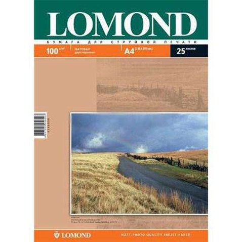 Папір Lomond A4 Photo Paper Matt 100 матт/матт., 25л (0102038)