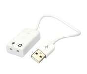 Звукова карта Dynamode USB 3D Sound 7.1 White