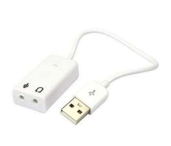 Звукова карта Dynamode USB 3D Sound 7.1 White