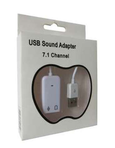 Звукова карта Dynamode USB 3D Sound 7.1 White
