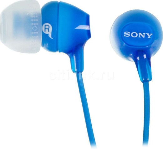 Навушники SONY MDR-EX15LP Blue